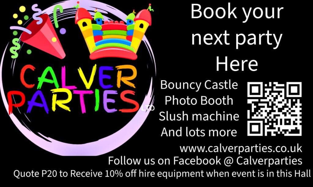 Calver Parties advert