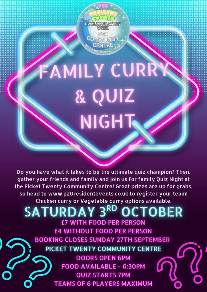 Curry and Quiz night