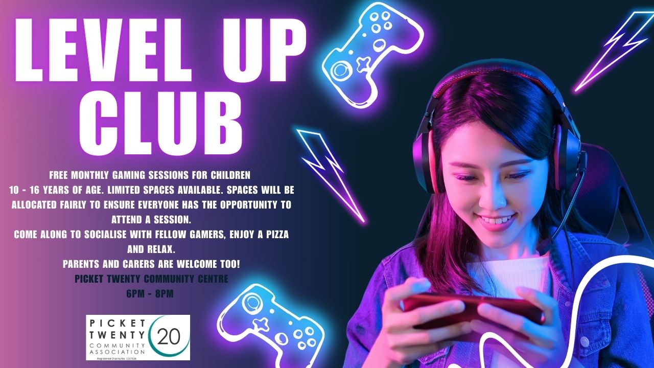 Level up club - Friday 11th September